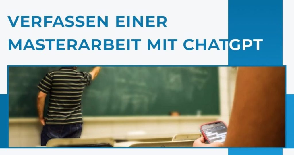 Verfassen einer Masterarbeit mit ChatGPT
